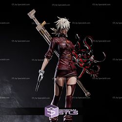 Seras Victoria V3 STL Files Hellsing 3D Printing Figurine