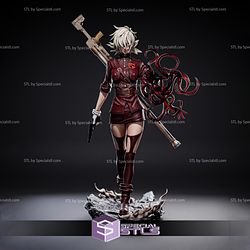 Seras Victoria V3 STL Files Hellsing 3D Printing Figurine