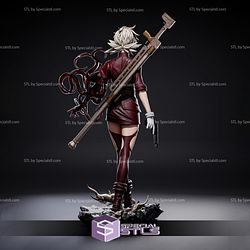 Seras Victoria V3 STL Files Hellsing 3D Printing Figurine