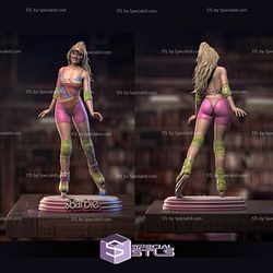Skating Barbie Margot Robbie 3D Printing Model STL Files