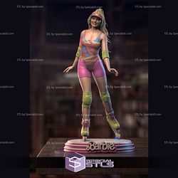 Skating Barbie Margot Robbie 3D Printing Model STL Files