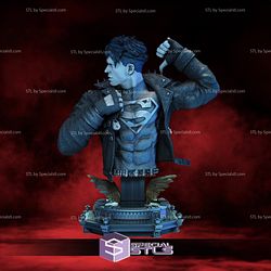 Super Boy Bust 3D Printing Figurine Young Justice STL Files