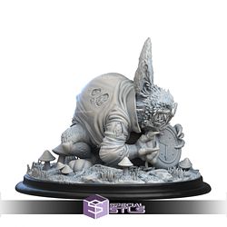 White Rabbit Creepy 3D Printing Model Alice in Wonderland STL Files