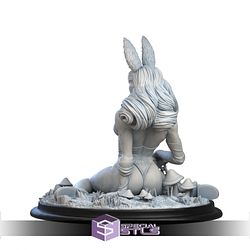 White Rabbit Pinup NSFW 3D Printing Model STL Files