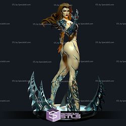 Witchblade Sara Pezzini Posing 3D Printing Figurine STL Files