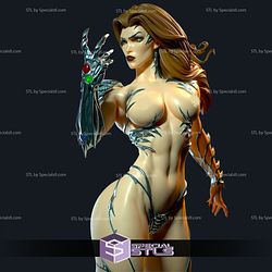 Witchblade Sara Pezzini Posing 3D Printing Figurine STL Files