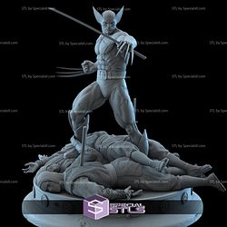 Wolverine Damage Suit 3D Printing Model X men STL Files