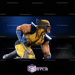 Wolverine Prepare Pose 3D Printing Model X Men STL Files