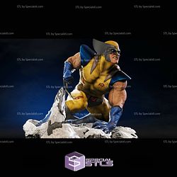 Wolverine Prepare Pose 3D Printing Model X Men STL Files