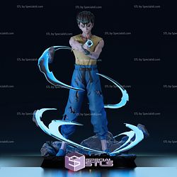 Yusuke Urameshi Standing 3D Printing Model Yuyu Hakusho STL Files