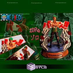 Zoro Sacrifice V2 3D Printing Model One Piece STL Files