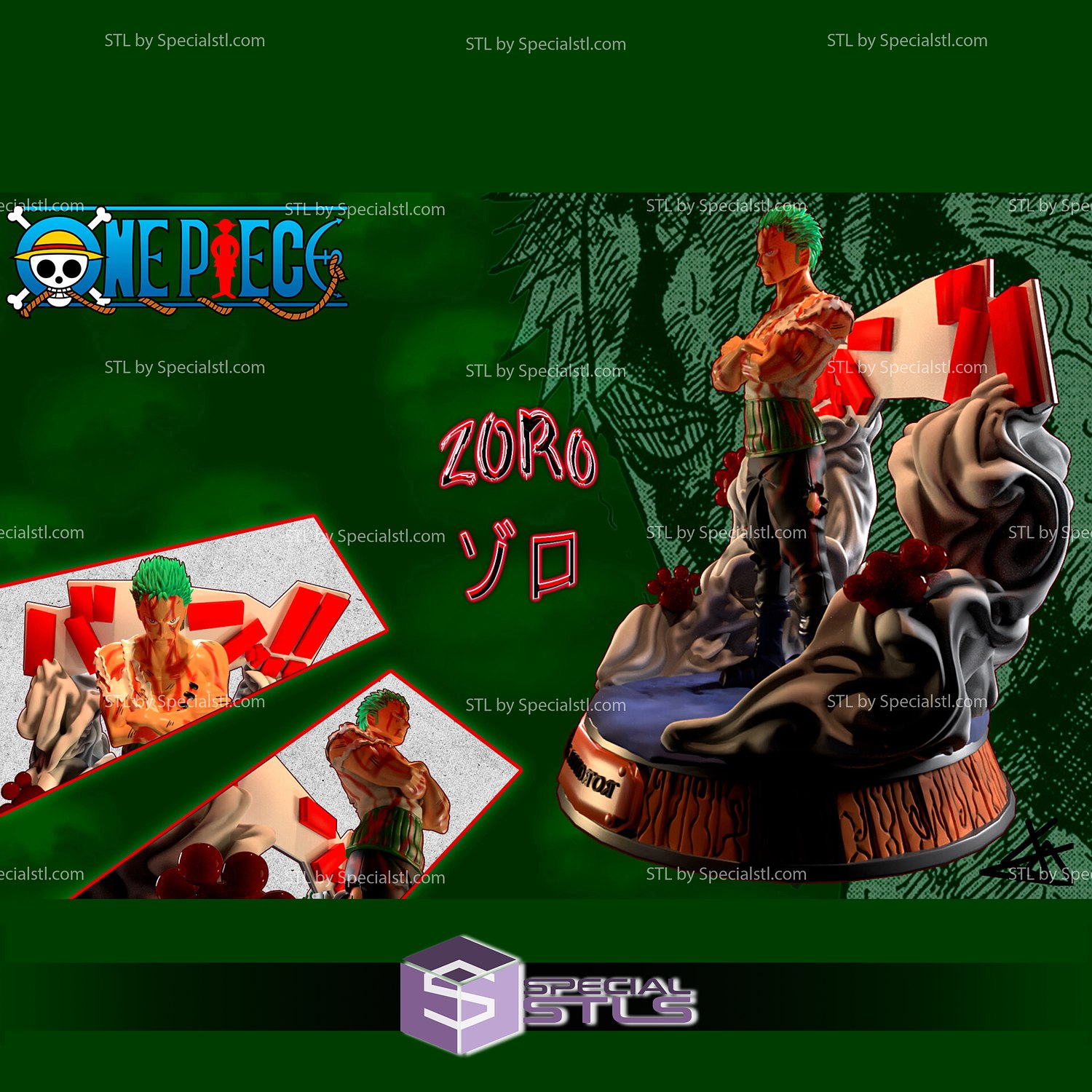Roronoa Zoro Sacrifice - One Piece Figure