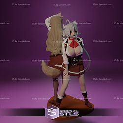 Rinia Dedorudia and Pursena Adoldia 3D Printing Model Mushoku Tensei STL Files