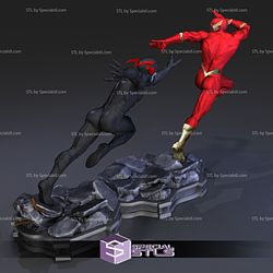 Superhuman Speed The Black Flash and Flash 3D Printing Model STL Files