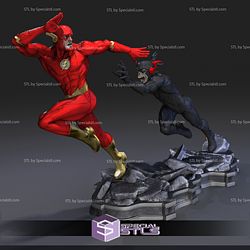 Superhuman Speed The Black Flash and Flash 3D Printing Model STL Files