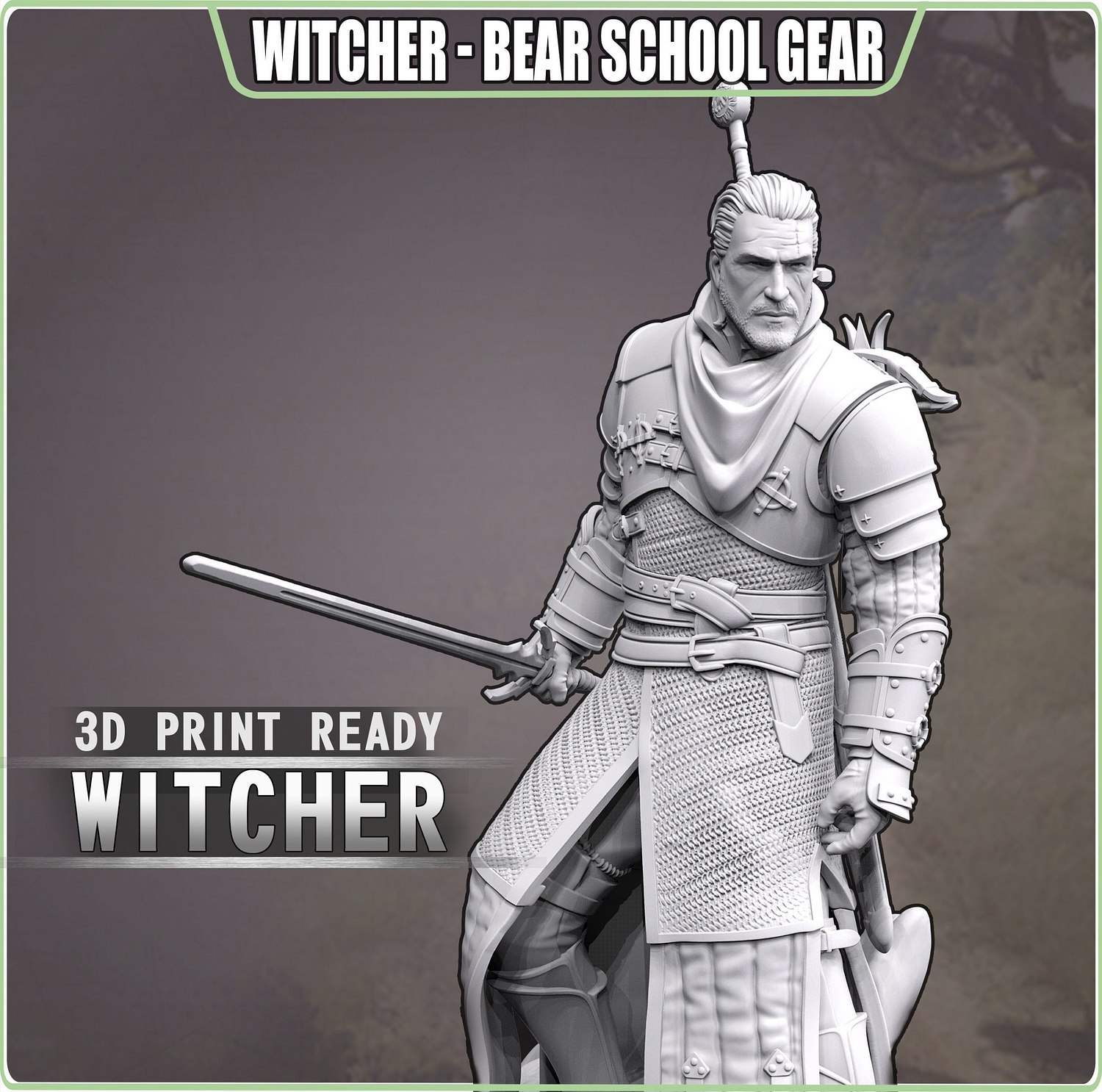 Geralt of Rivia - Bear School Gear from The Witcher