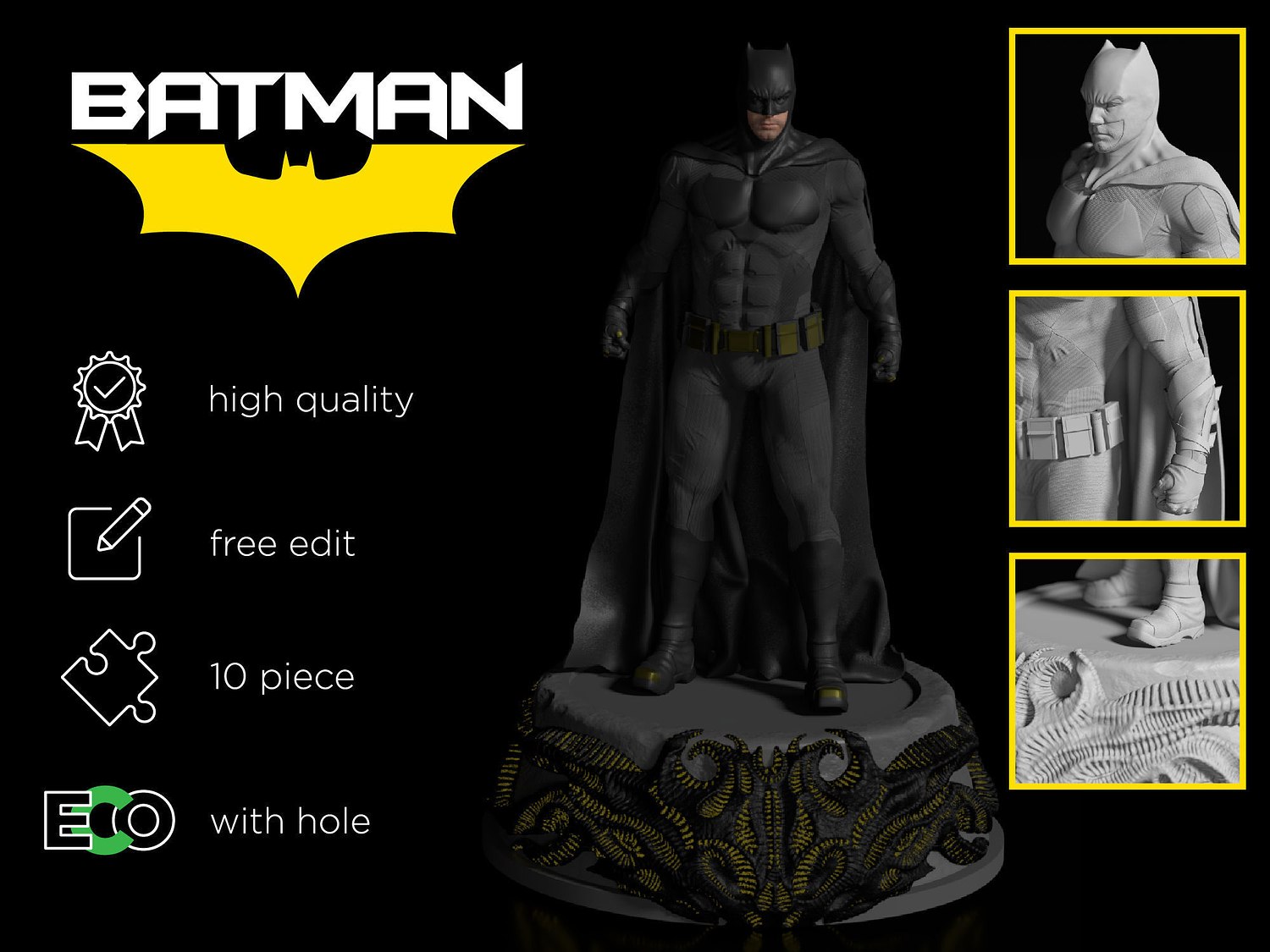 Batman figure Ben Affleck From Dc