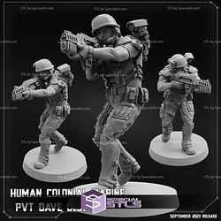 September 2023 SciFi PapSikels Miniatures