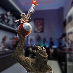 Rocket and Groot from Guardians of the Galaxy