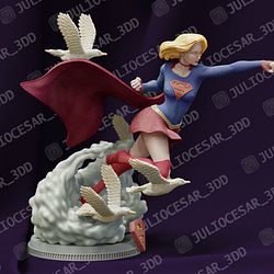 SuperGirl Punch Pose from DC