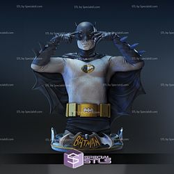 Batman 1966 Adam West Bust 3D Print STL Files