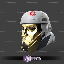 Cosplay STL Files Captain Enoch Helmet 3D Print Wearable