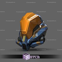 Cosplay STL Files Halo 4 Rogue Helmet 3D Print Wearable