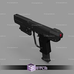 Cosplay STL Files Halo M6C SOCOM 3D Print Wearable