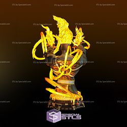 Firestorm DC Heroes Bust 3D Print STL Files