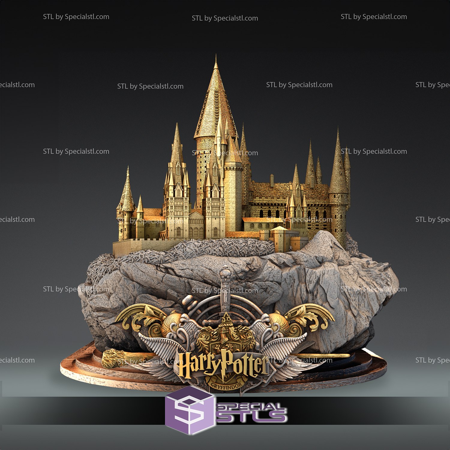 Hogwarts model, Harry Potter, inspired by films, diorama, diy 