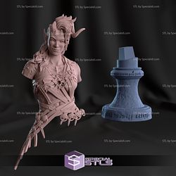 Karlach Cliffgate Bust 3D Print STL Files