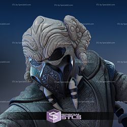 Plo Koon in Action 3D Print STL Star Wars