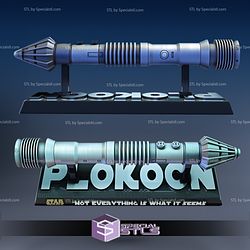 Plo Koon Lightsaber 3D Print STL Star Wars