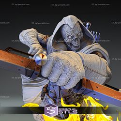 Taskmaster Bust STL Files Marvel Villain 3D Printing Figurine