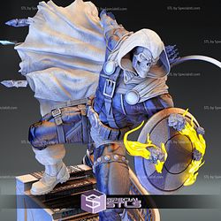 Taskmaster Posing STL Files Marvel Villain 3D Printing Figurine