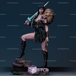 Xena Warrior Standing 3D Print STL Files