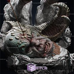 Kratos and His Axe 3D Print God of War STL Files