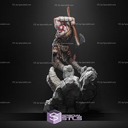 Kratos and His Axe 3D Print God of War STL Files