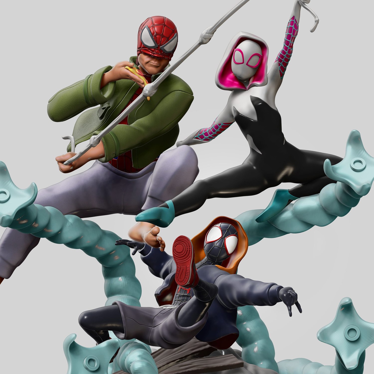 Spiderman Multiverse Diorama