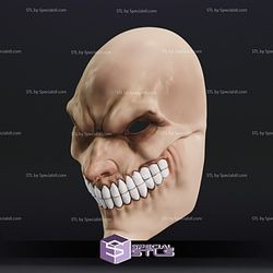 Cosplay STL Files Eren Attack Titan Mask 3D Print Wearable