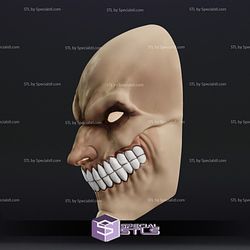 Cosplay STL Files Eren Attack Titan Mask 3D Print Wearable