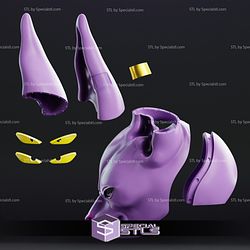 Cosplay STL Files Lord Beerus Helmet 3D Print Wearable