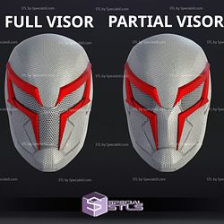 Cosplay STL Files Spiderman 2099 White Venom Mask PS4 3D Print Wearable