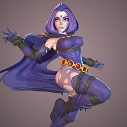 Raven Fanart Ver 2 From DC