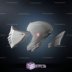 Cosplay STL Files Marrok Inquisitor Helmet 3D Print Wearable