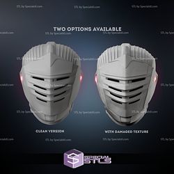Cosplay STL Files Marrok Inquisitor Helmet 3D Print Wearable