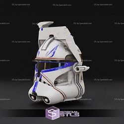 Cosplay STL Files Realistic Captain Rex Helmet 3D Print