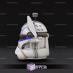 Cosplay STL Files Realistic Captain Rex Helmet 3D Print