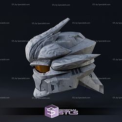 Cosplay STL Files Hayabusa Halo Helmet 3D Print