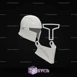 Cosplay STL Files Medieval Republic Commando Helmet 3D Print